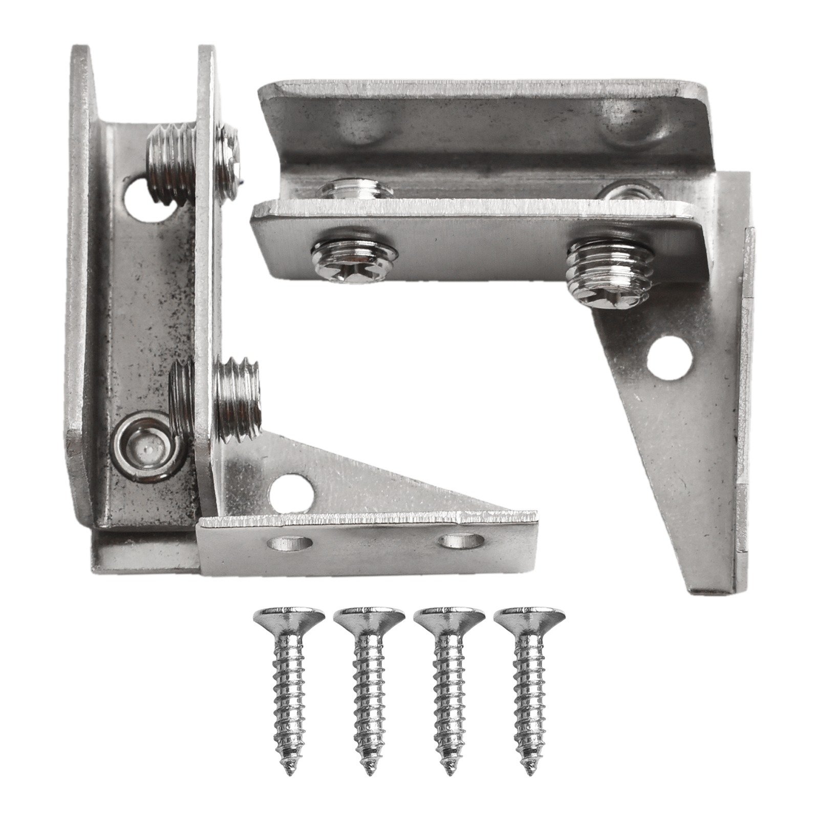 Furniture Hardware Display - قطعتان من مفصلات الأبواب الزجاجية غير