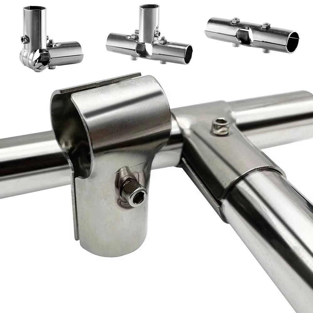 Furniture Hardware Display - موصل أنابيب دائري من الفولاذ المقاوم