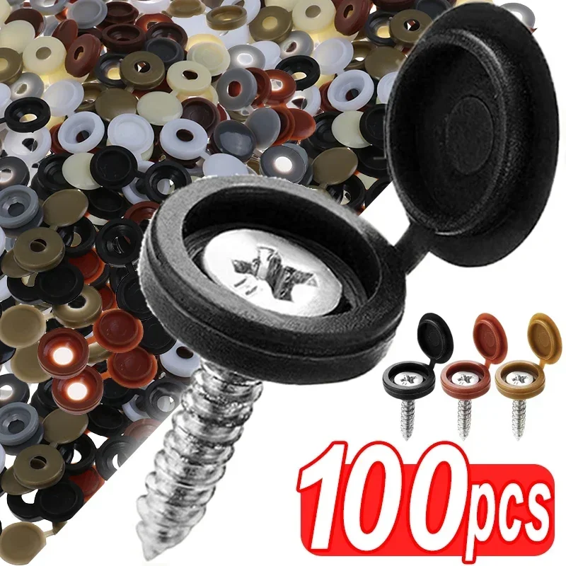 Furniture Hardware Hinges - متمحور غطاء برغي بلاستيكي أضعاف المفاجئة