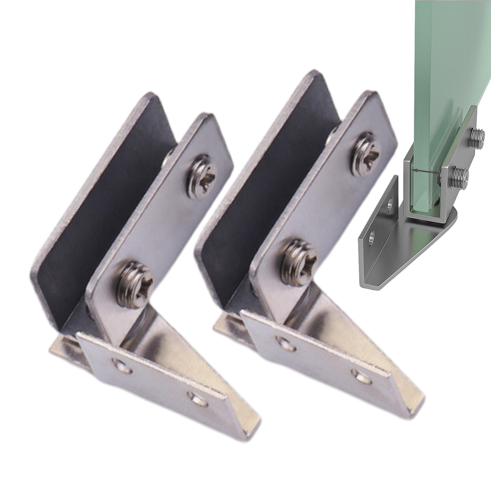Furniture Hardware Display - 2 قطعة مفصلات الأبواب الزجاجية غير