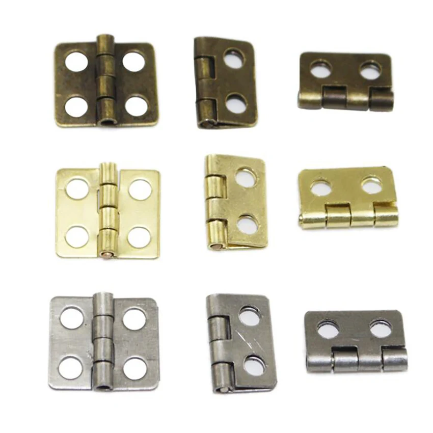 Furniture Hardware Hinges - 20 قطعة/الوحدة مفصلات حديدية الأجهزة 13x12