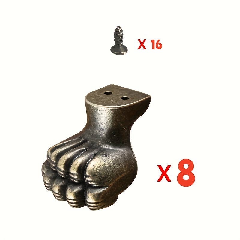 Furniture Hardware Decorative - 8 قطع من حوامل المجوهرات النحاسية