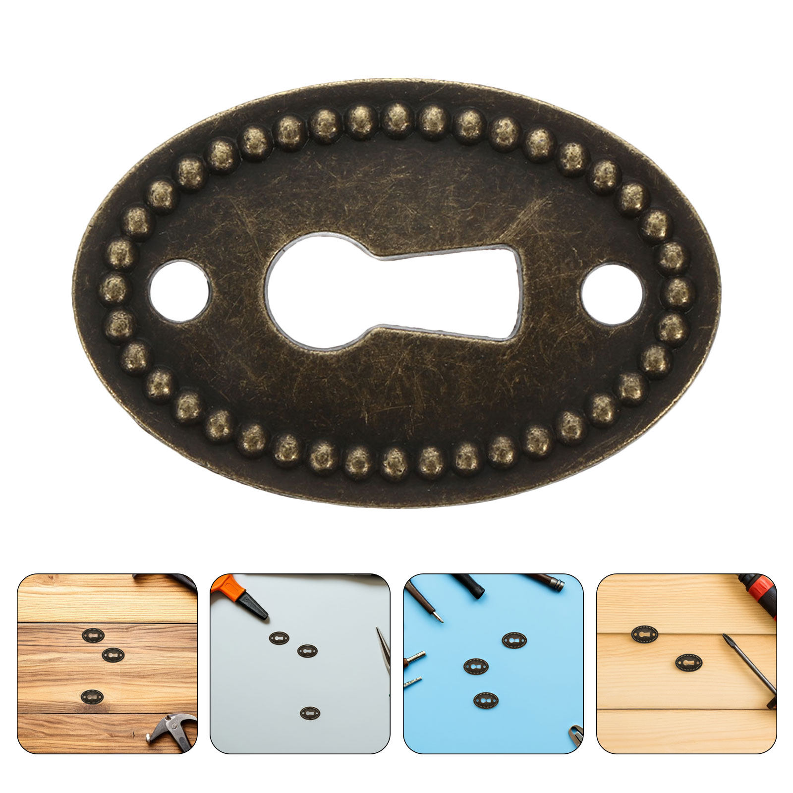 Furniture Hardware Decorative - 16 قطعة من أغطية فتحات المفاتيح