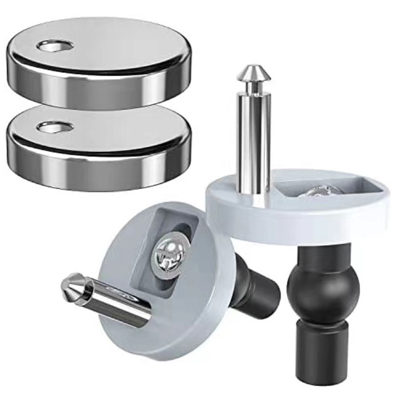 Furniture Hardware Hinges - قطعتان من مفصلات مقعد المرحاض للتثبيت