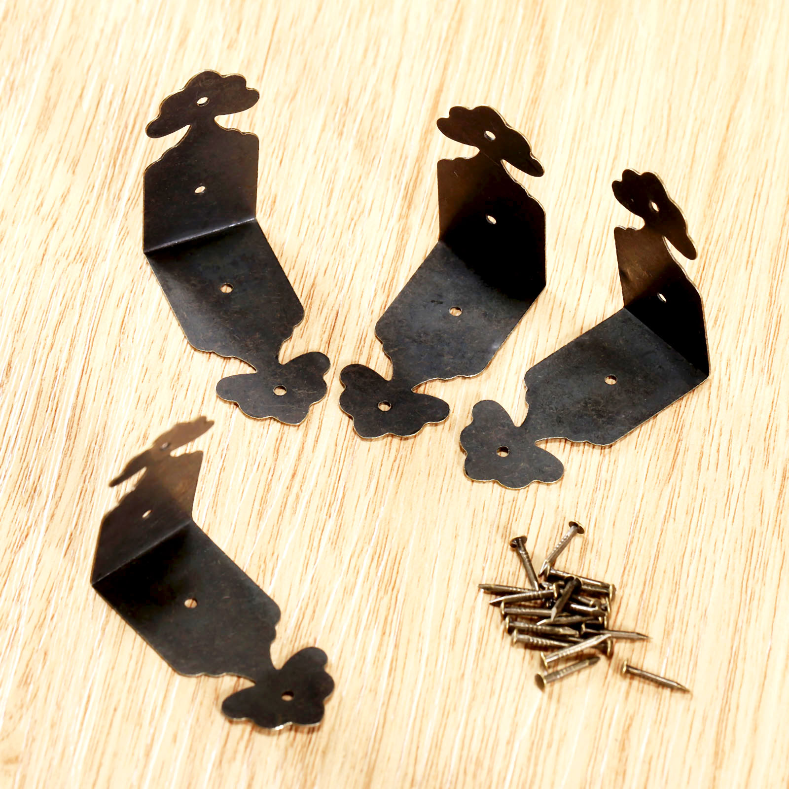 4 قطعة الزخرفية الزاوية حماة ا - مراجعة Furniture Hardware Decorative وسعره