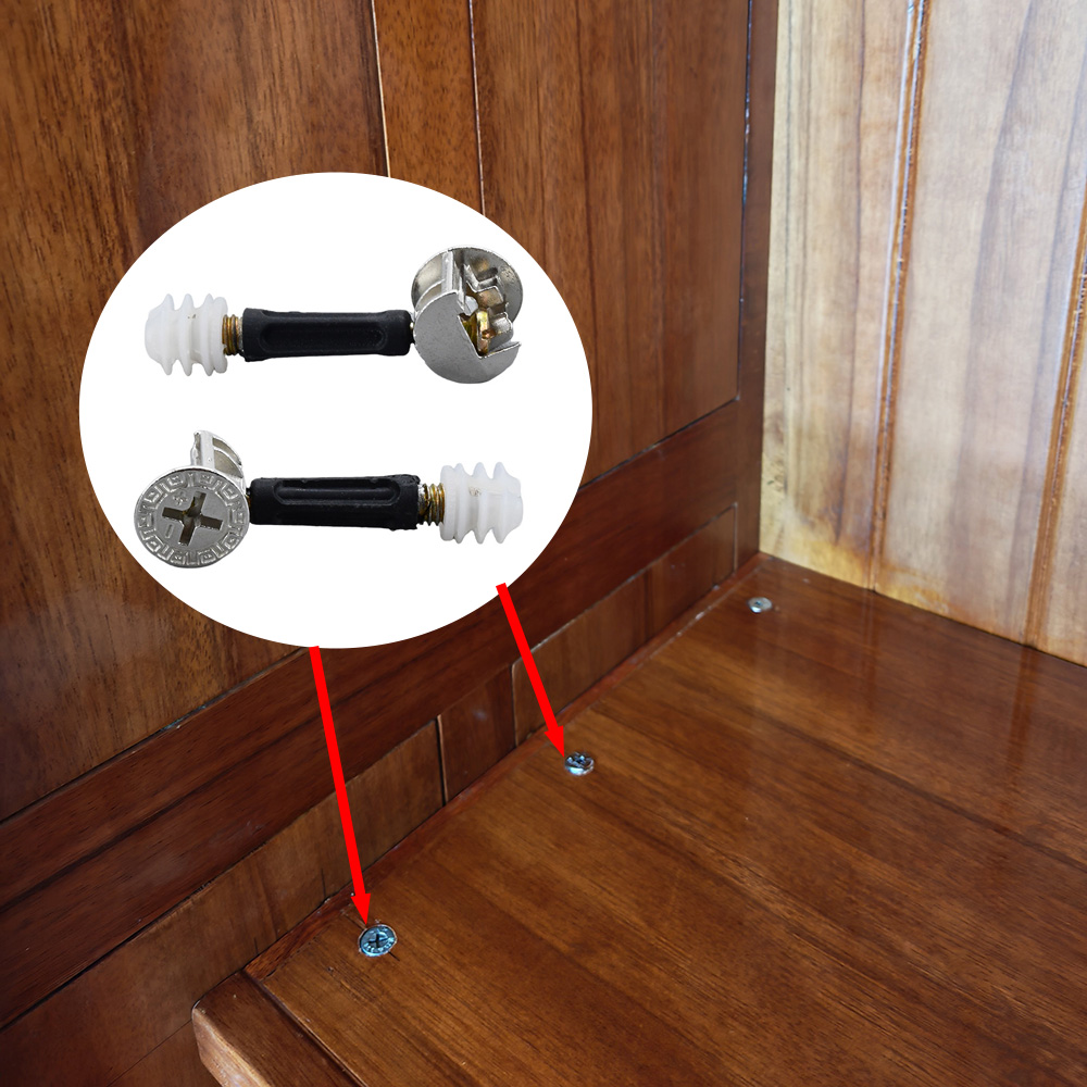 50/100 قطعة موصل أثاث 3 في 1،  - مراجعة Furniture Joinery Hardware وسعره