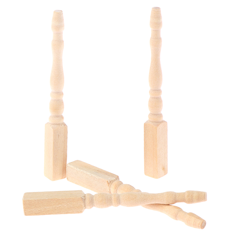 ● 4 قطع/مجموعة أرجل طاولة خشبي - مراجعة Furniture Leg Set وسعره