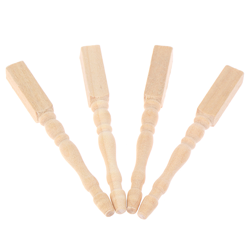 ● 4 قطع/مجموعة أرجل طاولة خشبي - مراجعة Furniture Leg Set وسعره