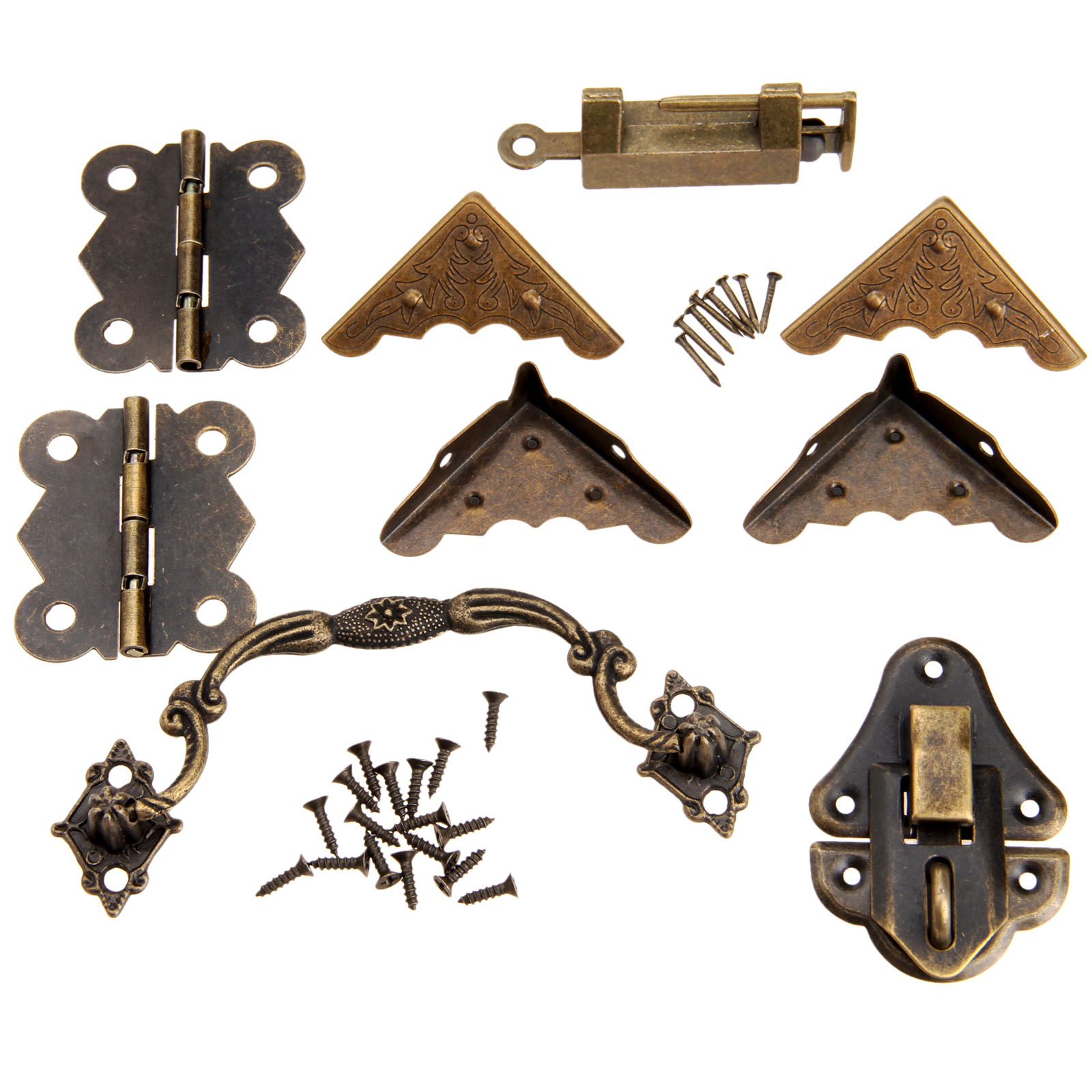 9 قطعة/المجموعة تركيبات الأثاث - مراجعة Furniture Hardware Hinges وسعره